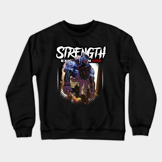 Battle Beast Crewneck Sweatshirt by Strength Expression